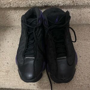 Jordan Women's Shoes in Black and Purple